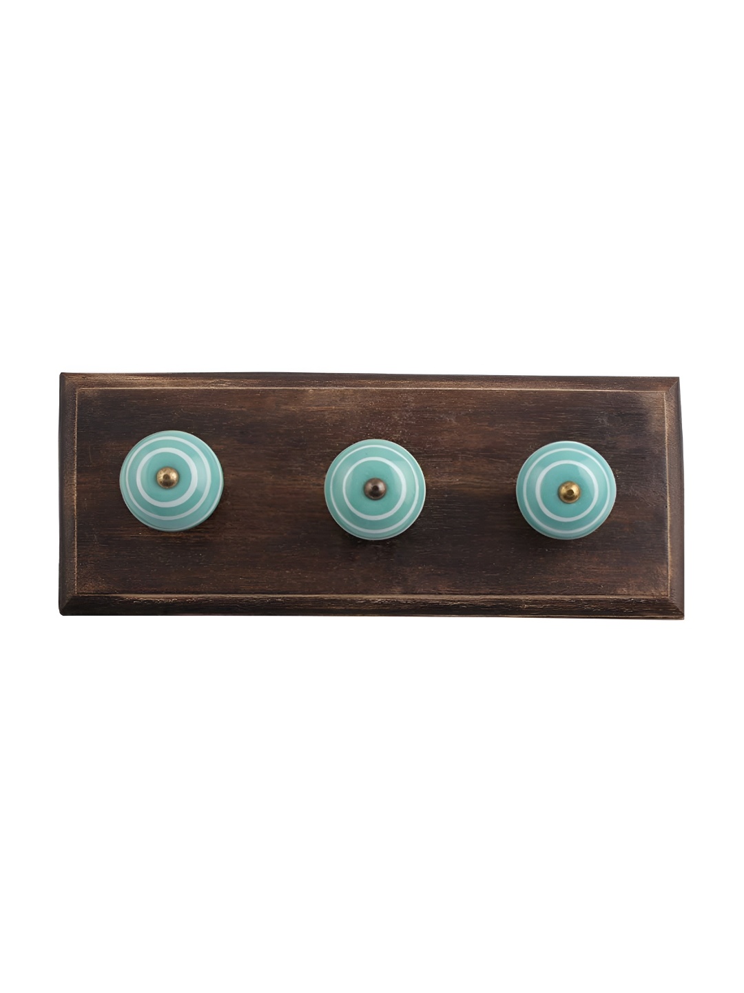 

Indianshelf Green & Brown Wooden Wall Mounted Key Holder