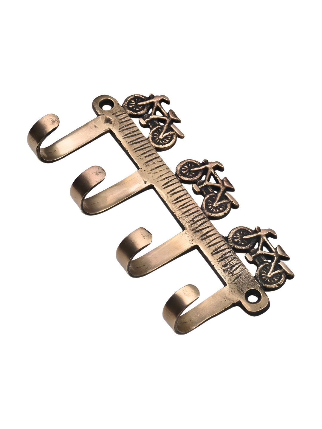 

Indianshelf Bicycles Wall Hooks Key Holder, Gold