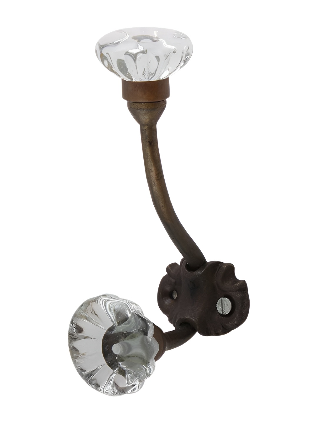 

Indianshelf Transparent Paneled Glass Wall Hook