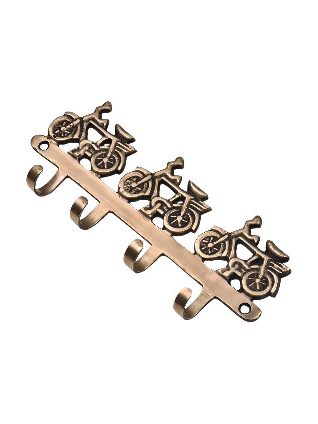 

Indianshelf Brown Cycle Shaped Wall Hook Key Holder
