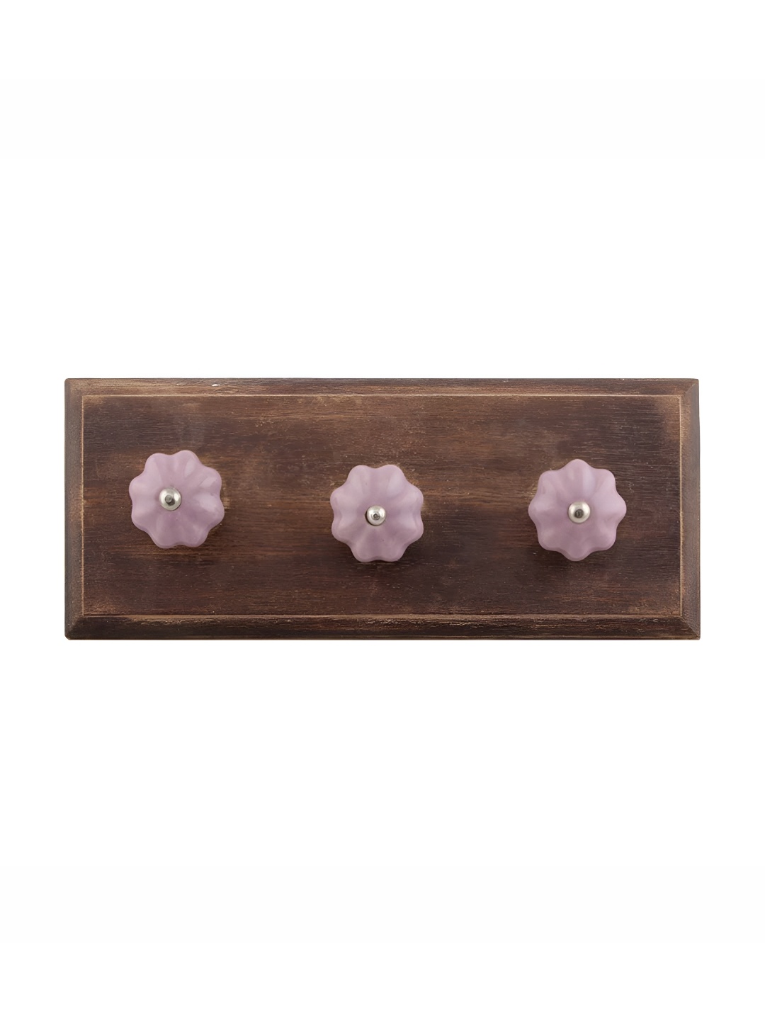 

Indianshelf Brown & Lavender Melon Rectangle Shape Wooden Wall Hook