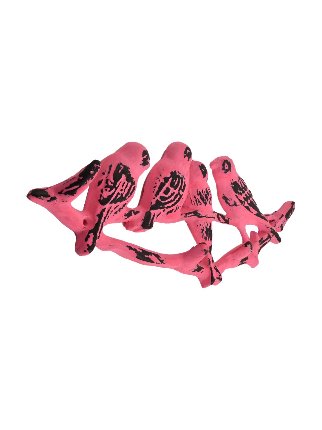 

Indianshelf Pink & Black Bird Shaped Wall Hook Key Holder