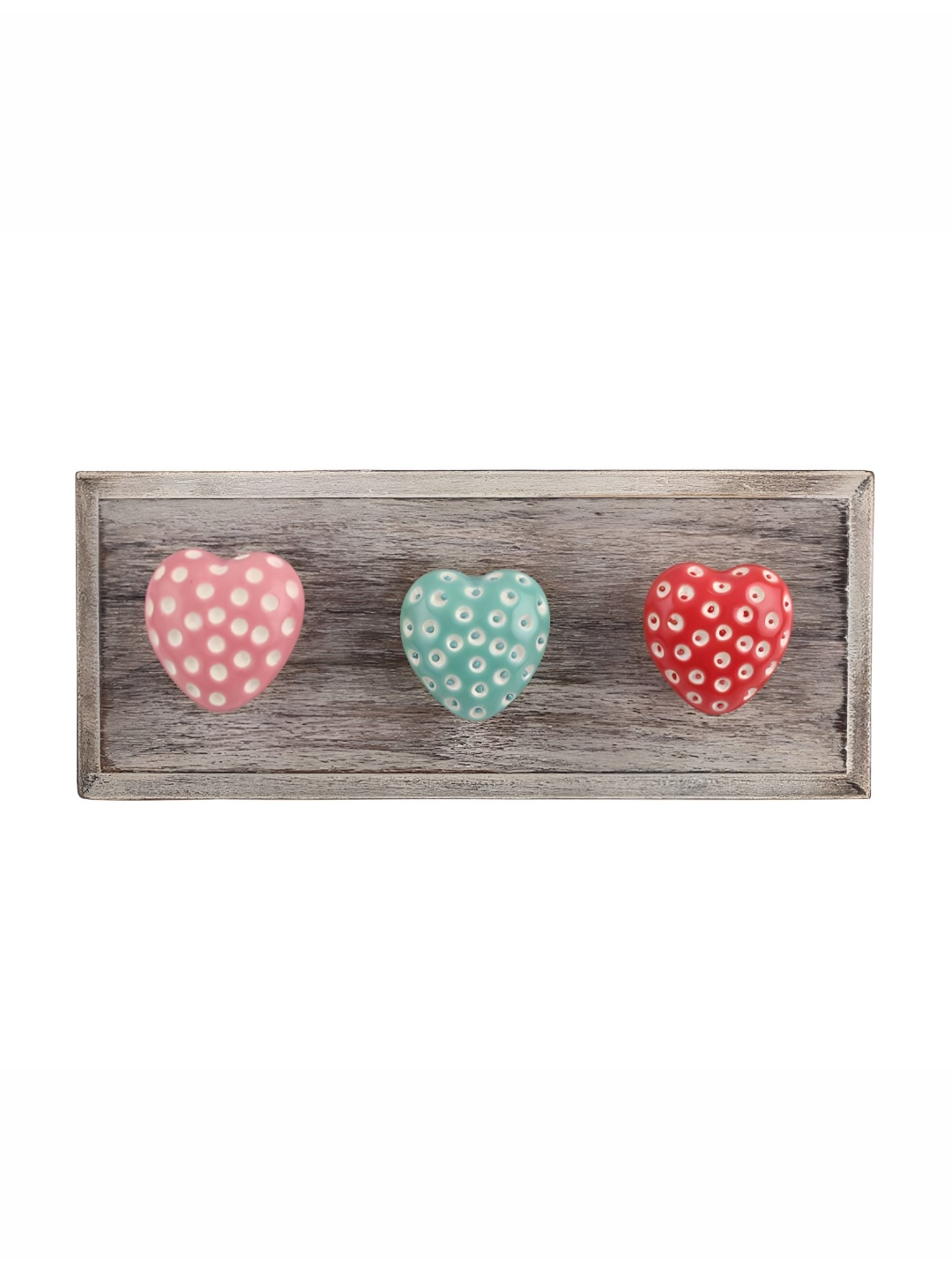 

Indianshelf Red Heart Etched Wall Hooks Key