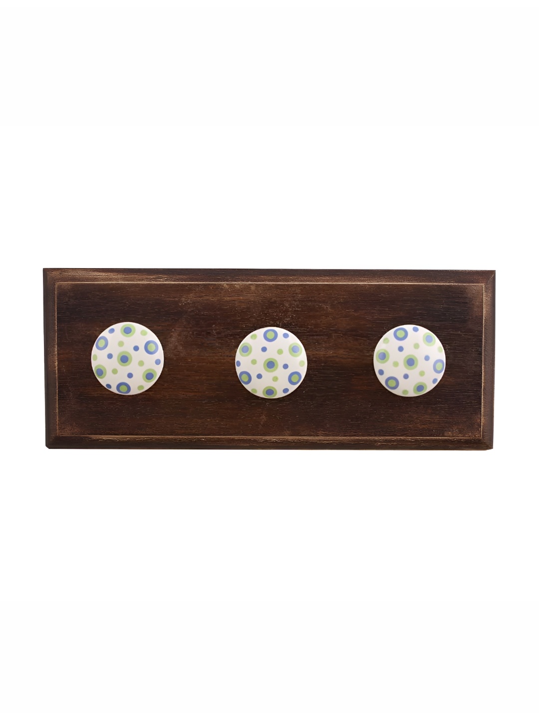 

Indianshelf Blue Dot Wall Hooks Key Holder