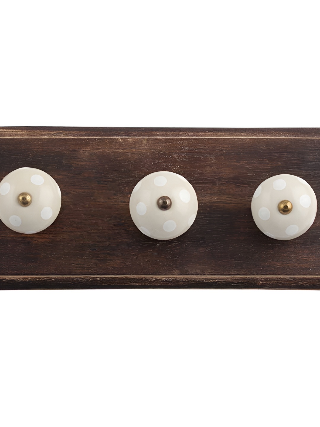 

Indianshelf Cream-Coloured Dot Wall Hooks Key Holder