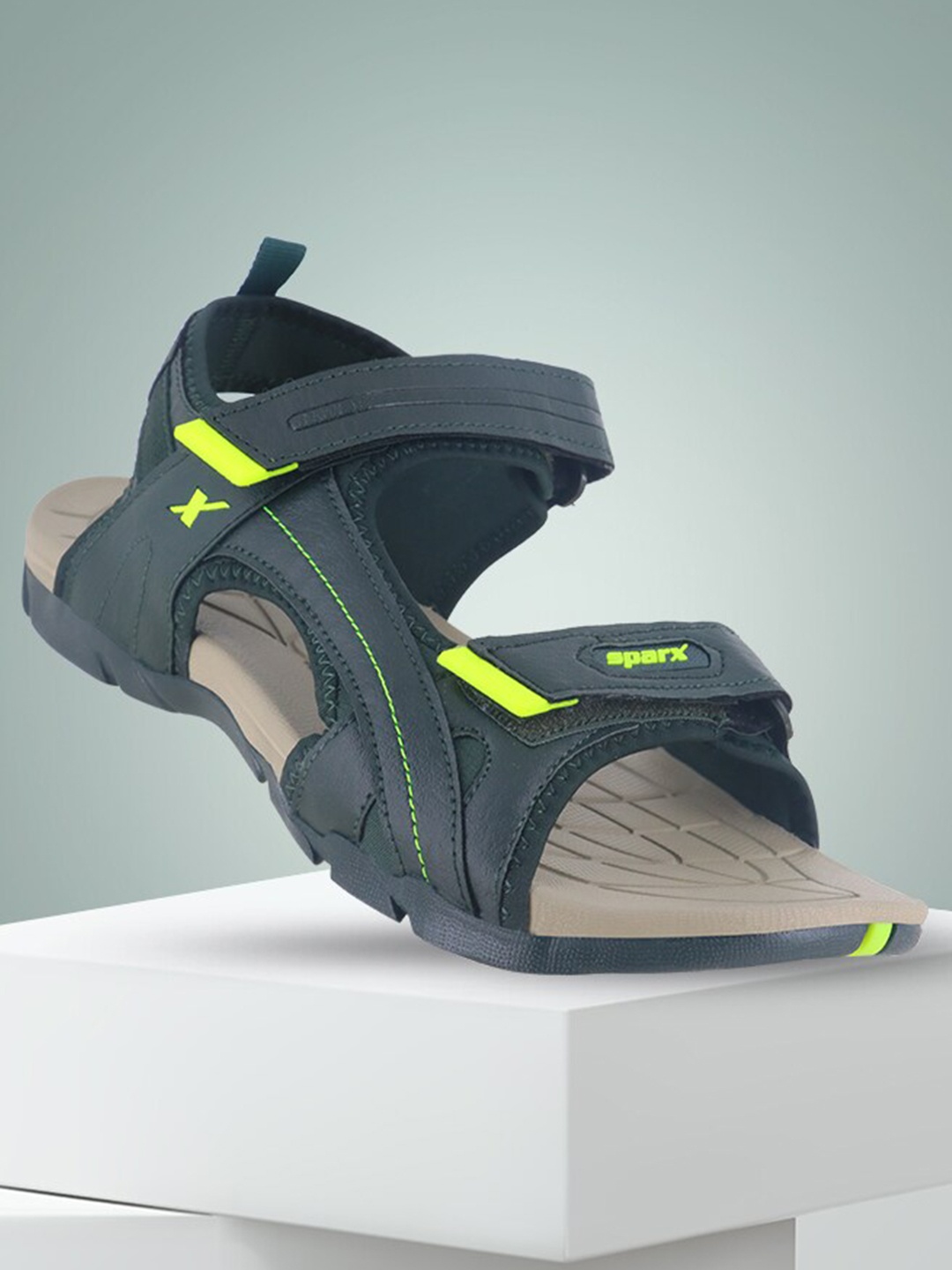 

Sparx Men Printed Sports Sandals, Green