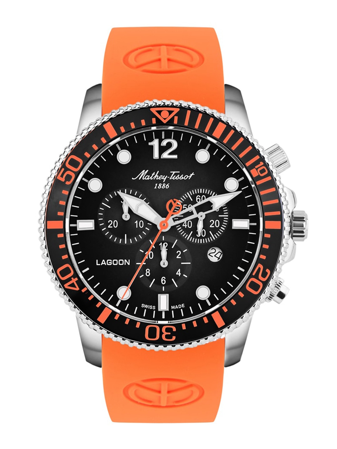 

Mathey-Tissot Men Swiss Made Lagoon Chronograph Watch H123CHALO, Orange