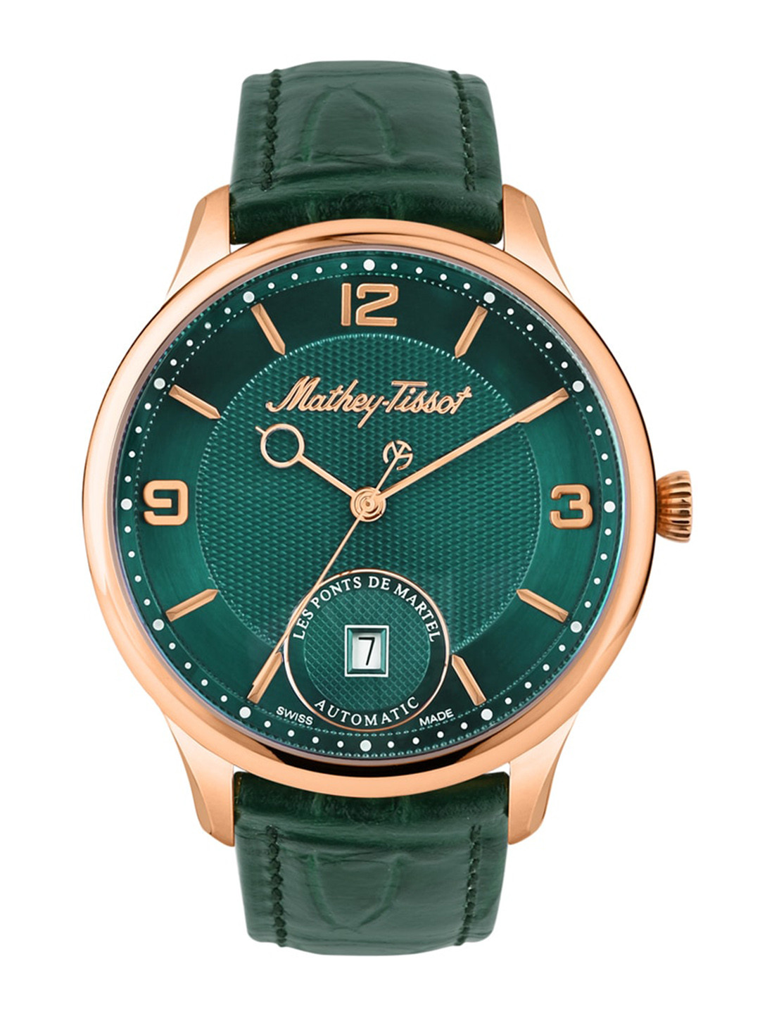 

Mathey-Tissot Men Swiss Made Edmond Automatic Watch AC1886PVE, Green