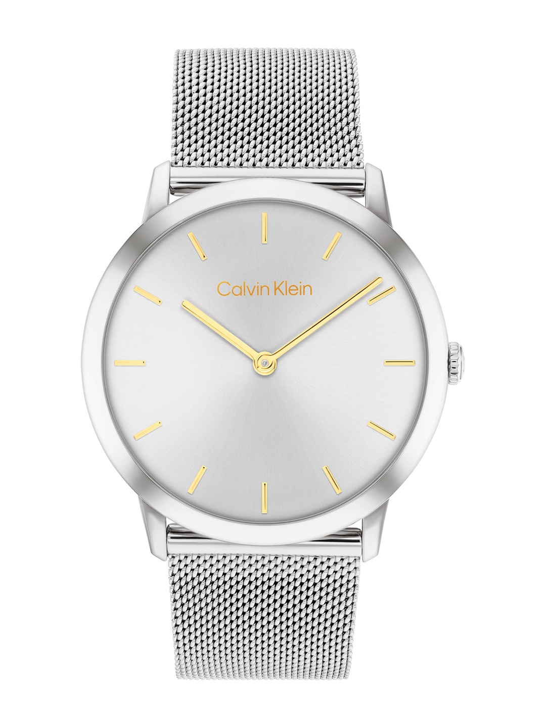 

Calvin Klein Unisex Exceptional Braided Analogue Watch 25300001-Silver