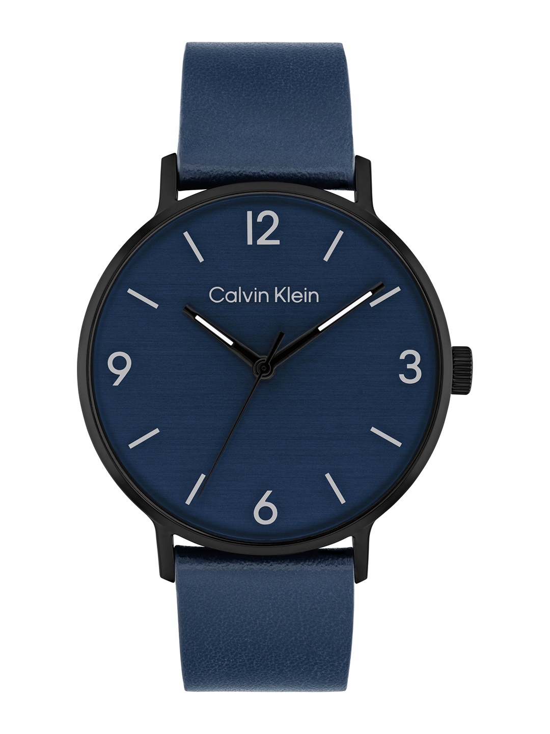 

Calvin Klein Men Modern Leather Analogue Watch 25200436-Blue, Navy blue