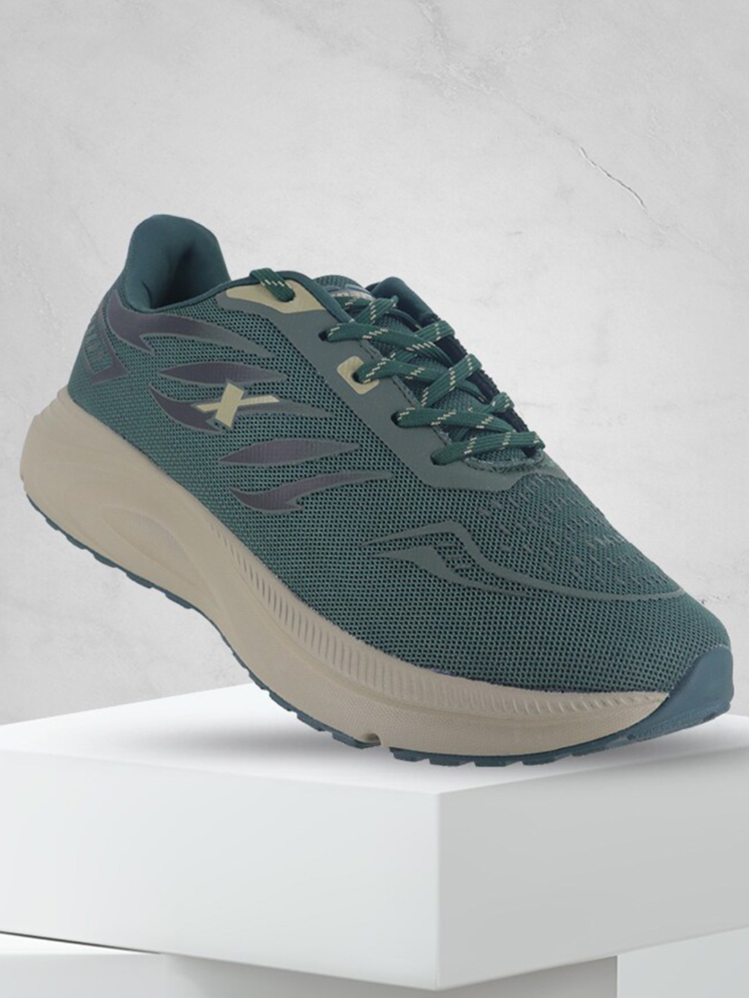 

Sparx Men Mesh Running Shoes, Green