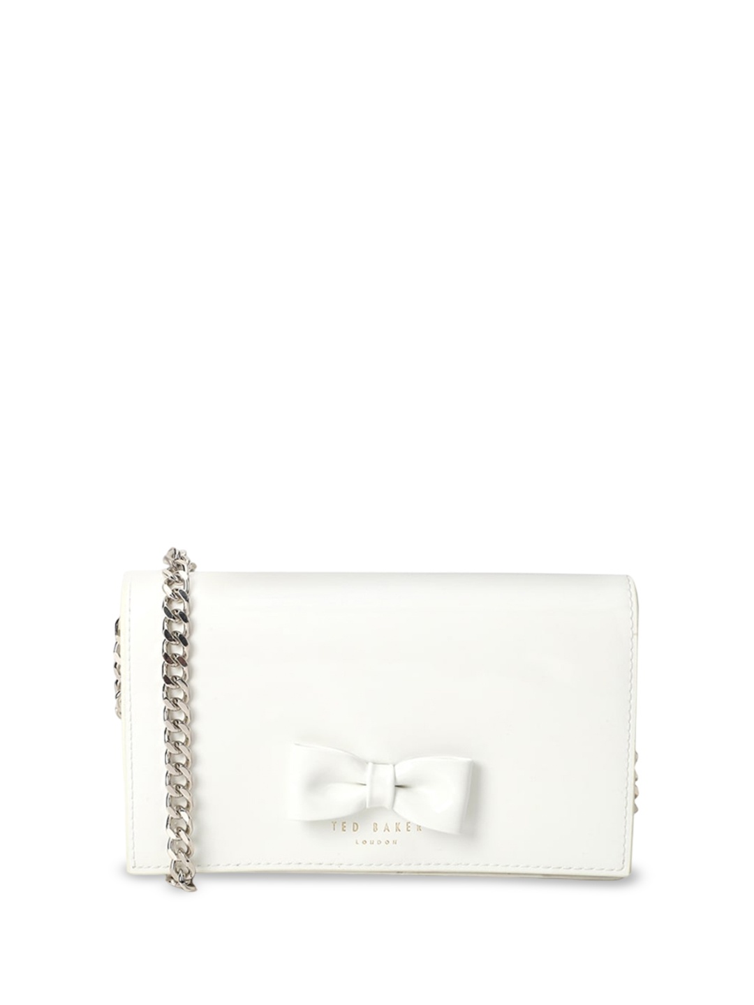 

Ted Baker Textured Leather Swagger Sling Bag, Cream