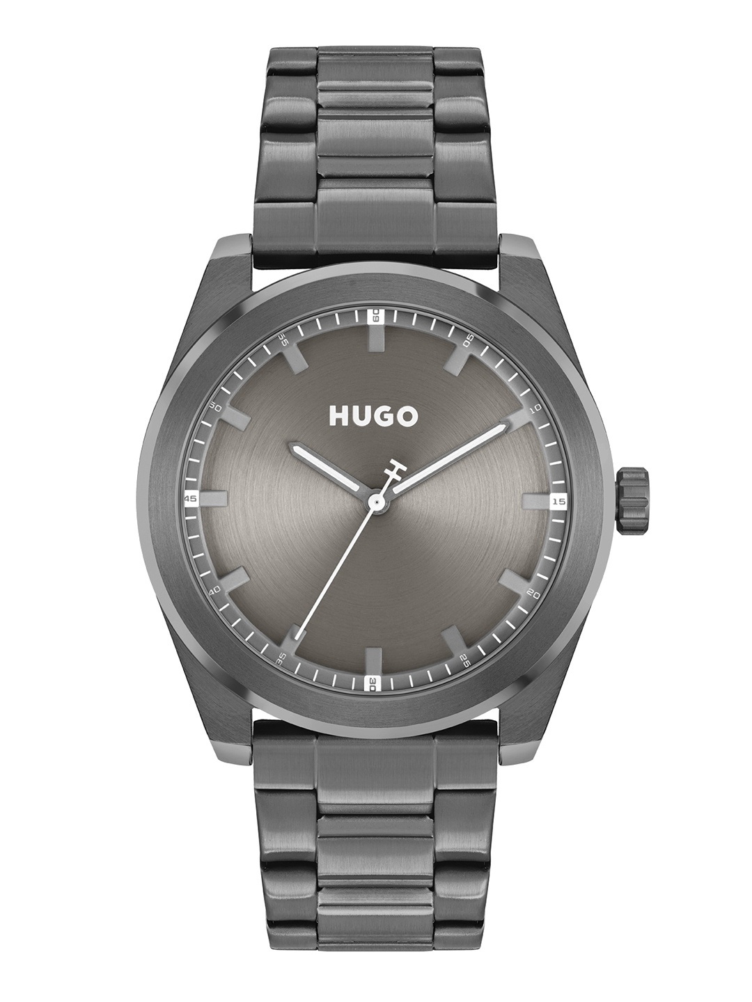 

HUGO Men Bright Bracelet Style Analogue Watch 1530355-Grey