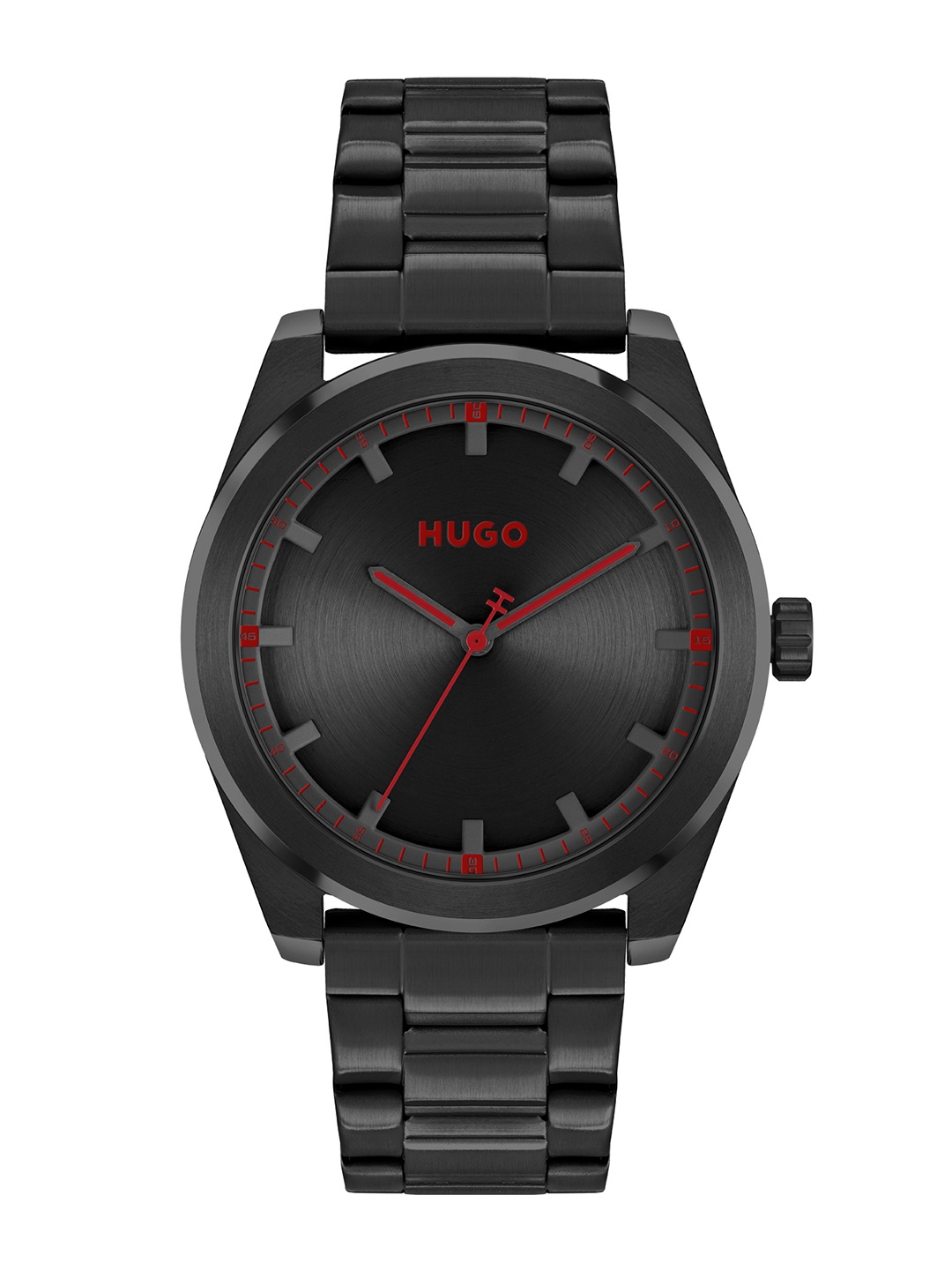 

HUGO Men Bright Bracelet Style Analogue Watch 1530353-Black