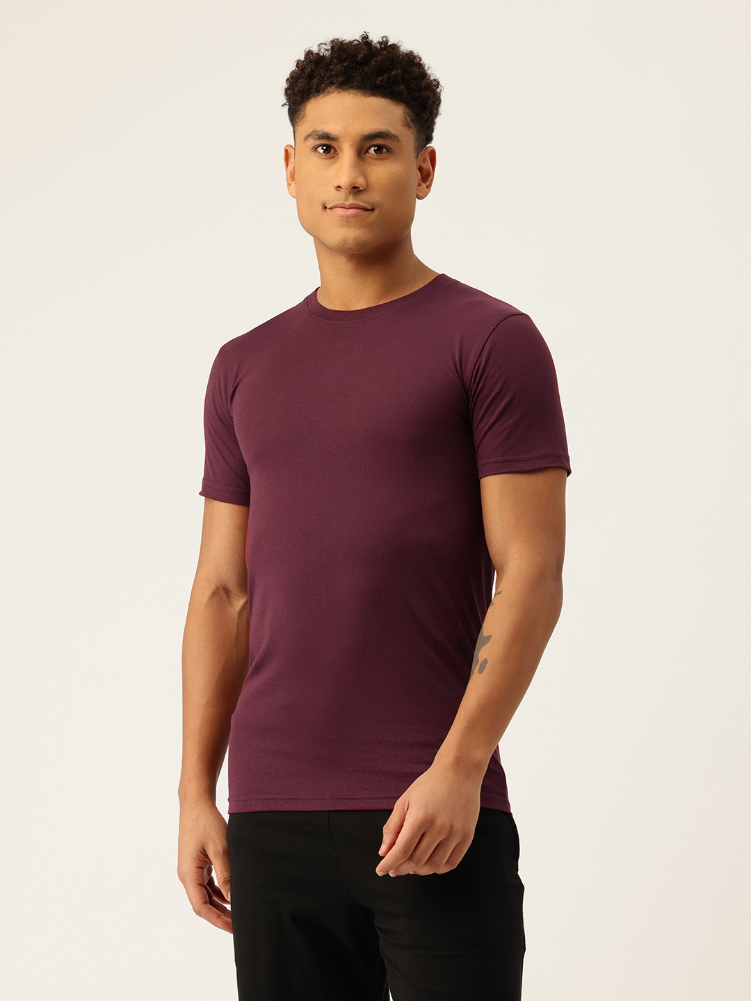 

Chromozome Cotton Rich Lounge T-shirt, Maroon