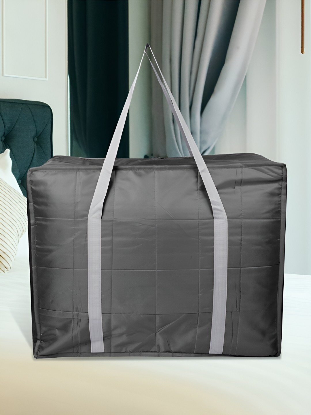 

Kuber Industries Grey Reusable Multi-Utility Organisers