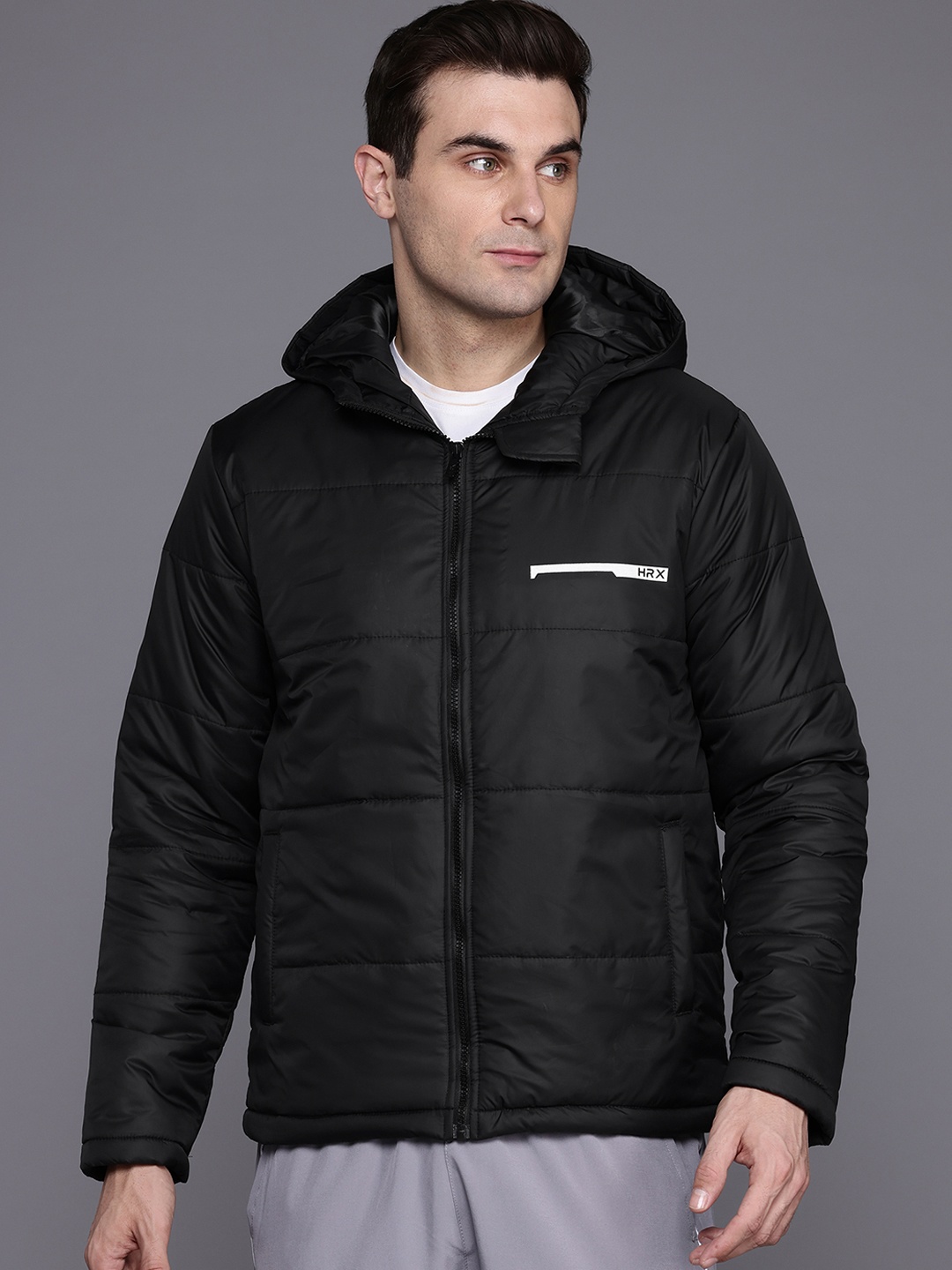 

HRX by Hrithik Roshan Padded Jacket, Black