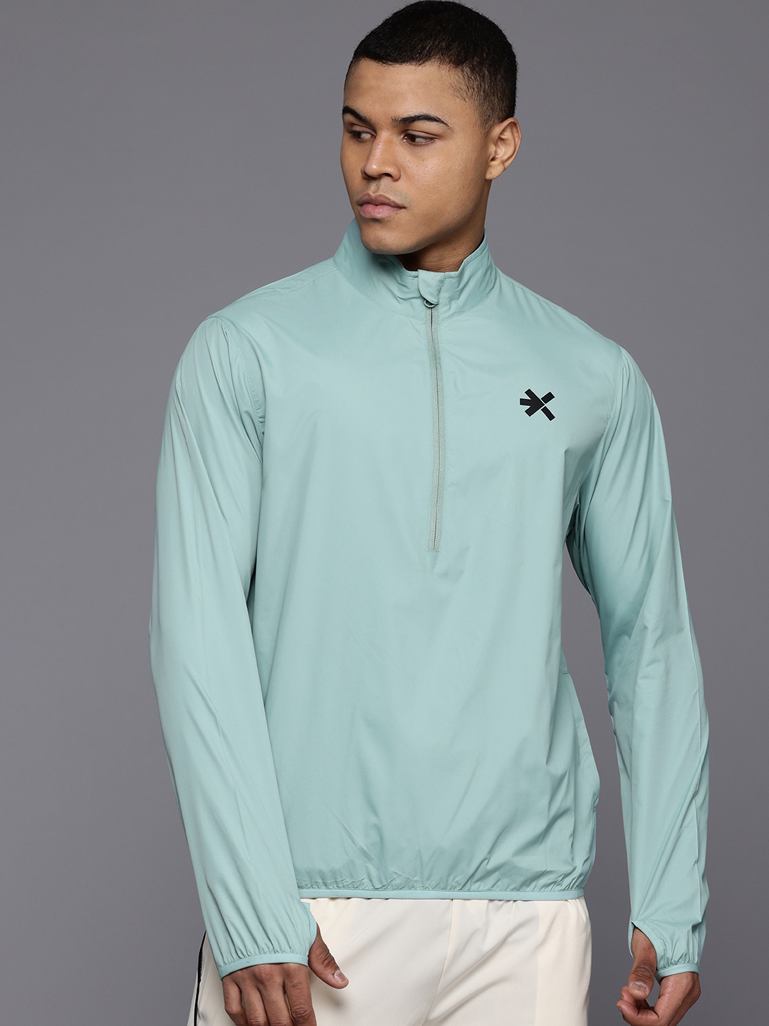 

HRX by Hrithik Roshan Rapid-Dry Running Jacket, Green