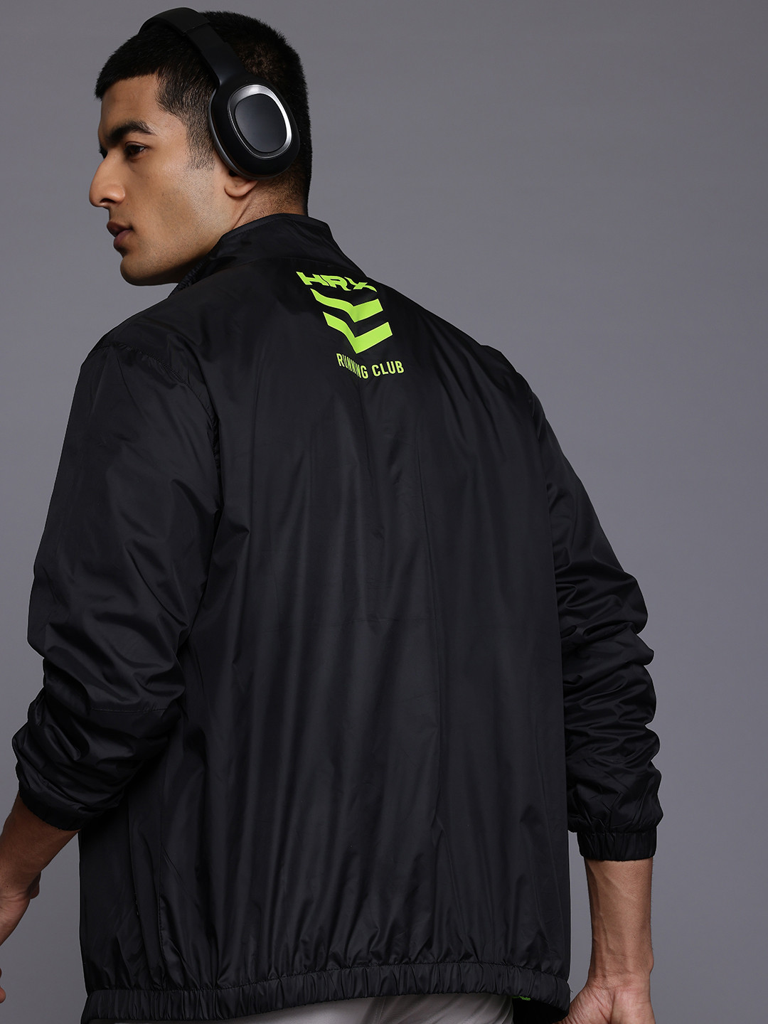 

HRX by Hrithik Roshan Rapid-Dry Running Jacket, Black