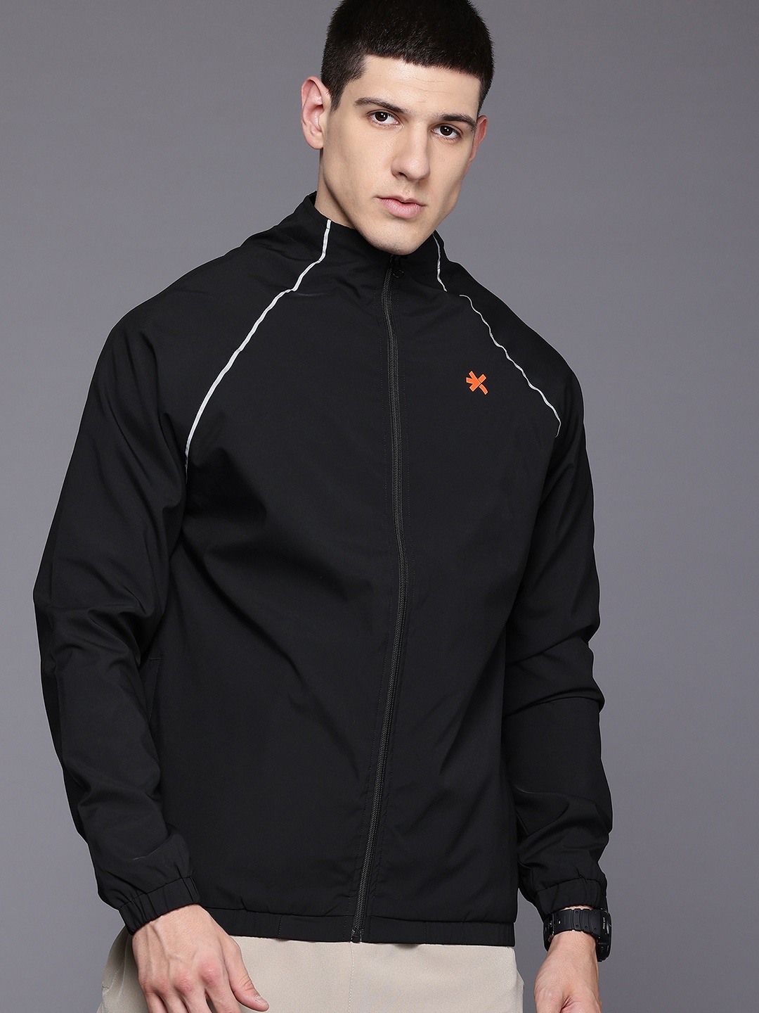 

HRX by Hrithik Roshan Rapid-Dry Training Jacket, Black