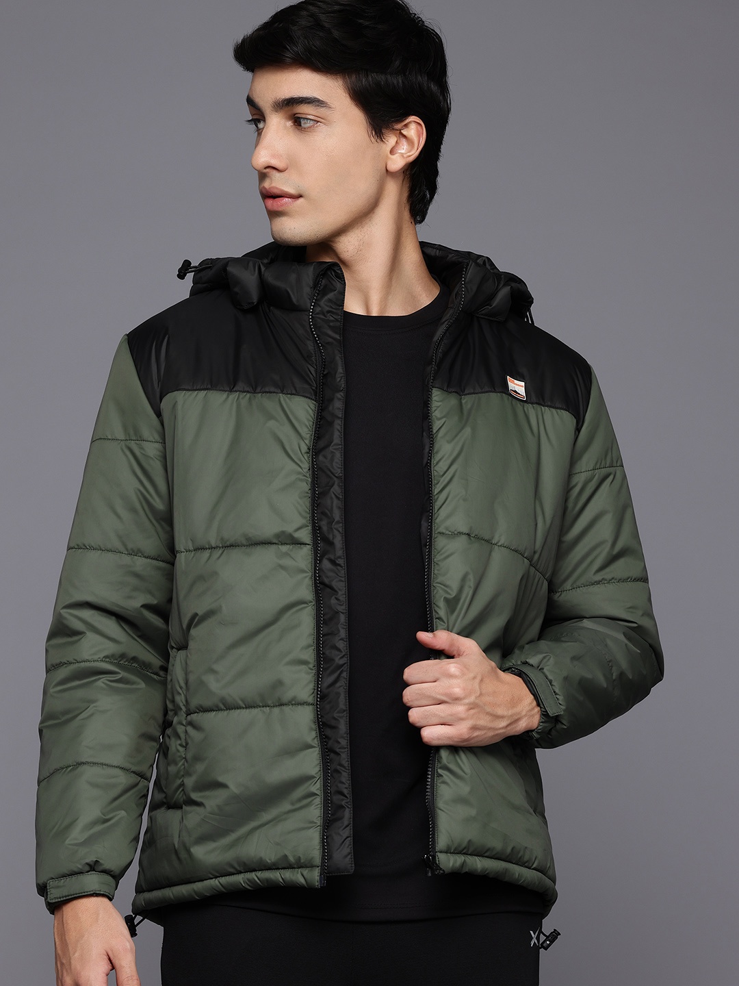 

HRX by Hrithik Roshan Rapid-Dry Outdoor Padded Jacket, Green