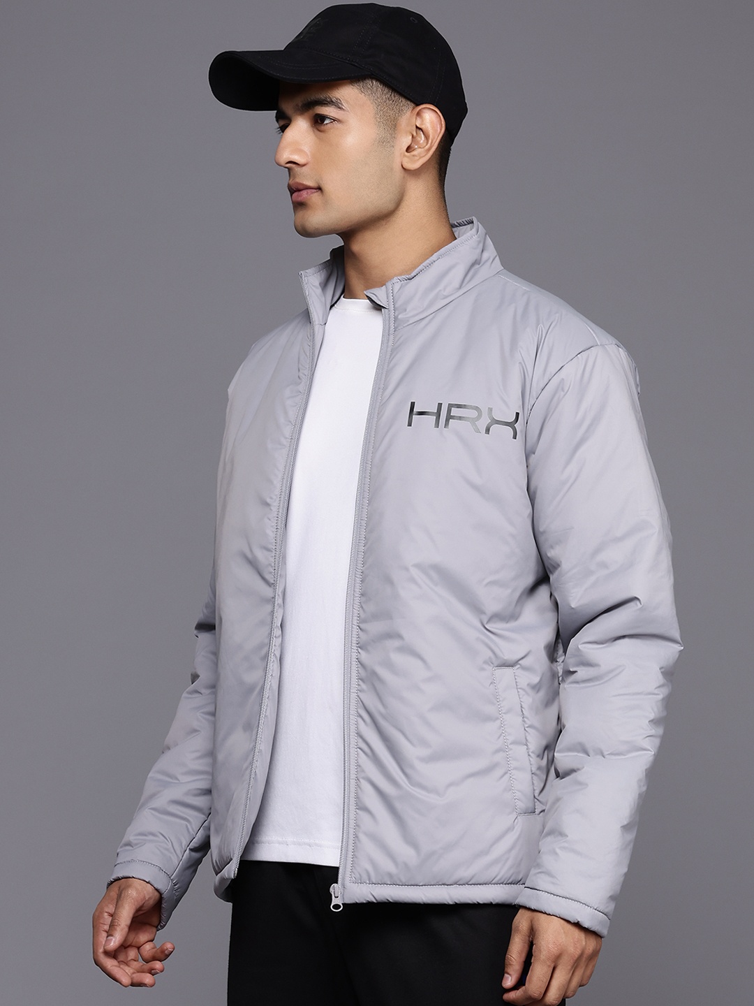 

HRX by Hrithik Roshan Lifestyle Padded Jacket, Grey