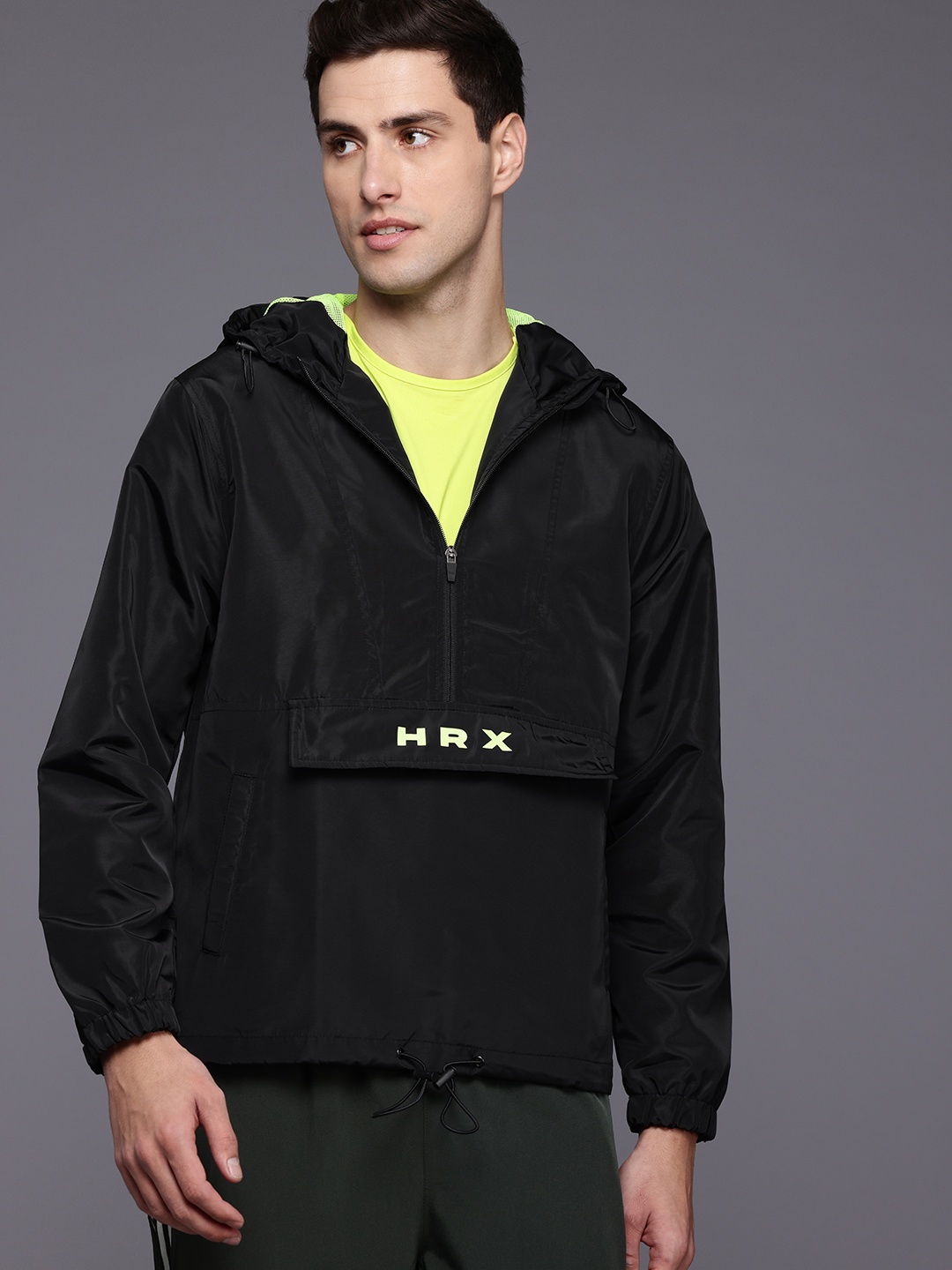 

HRX by Hrithik Roshan Rapid Dry Training Jacket, Black