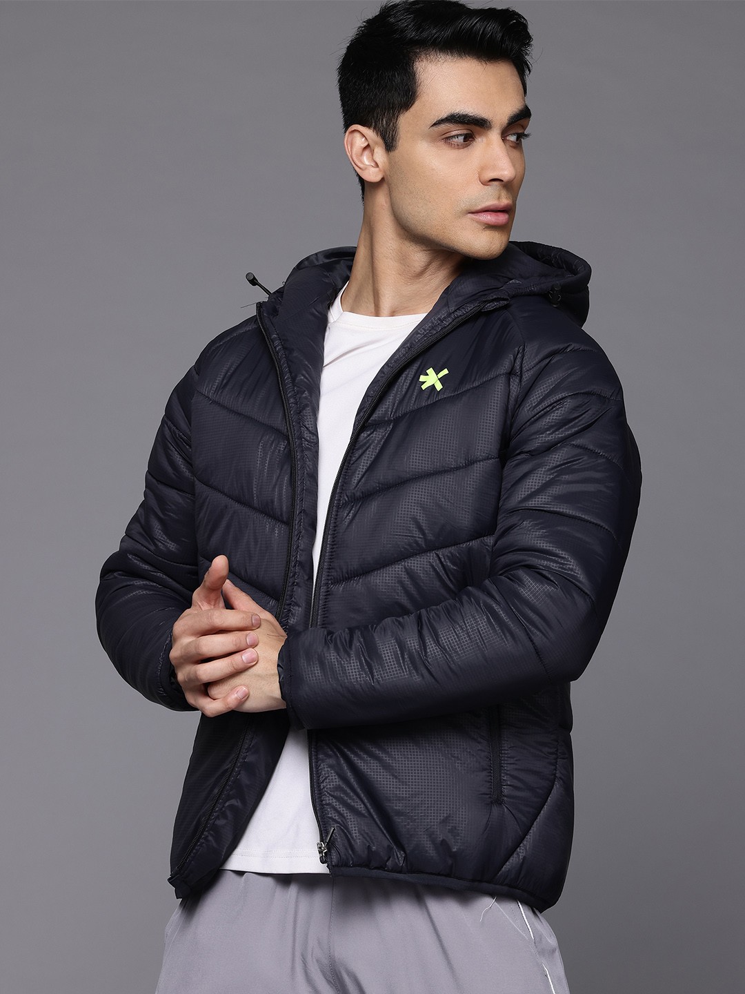 

HRX by Hrithik Roshan Men Training Padded Jacket, Navy blue