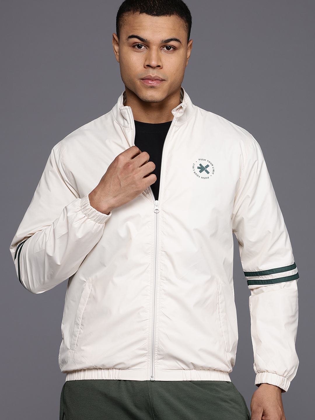 

HRX by Hrithik Roshan Tailored Jacket, Cream