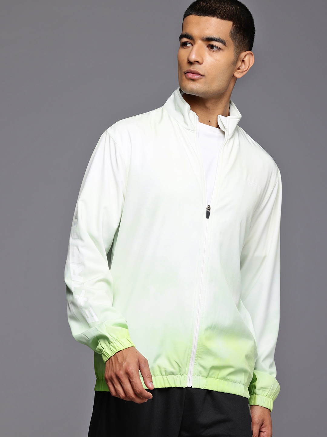 

HRX by Hrithik Roshan Rapid-Dry Running Jacket, Green