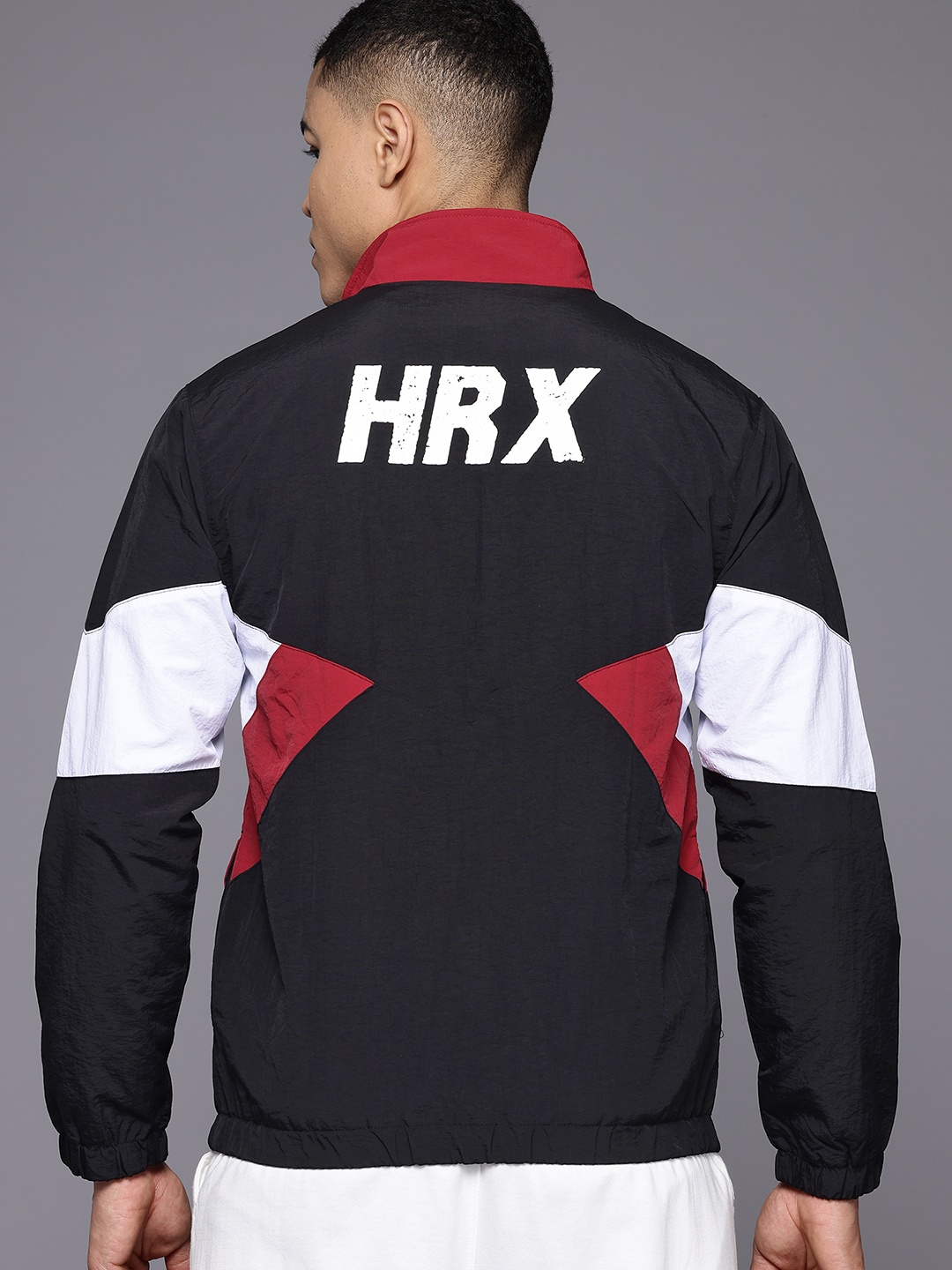 

HRX by Hrithik Roshan Men Colourblocked Lifestyle Jacket, Red