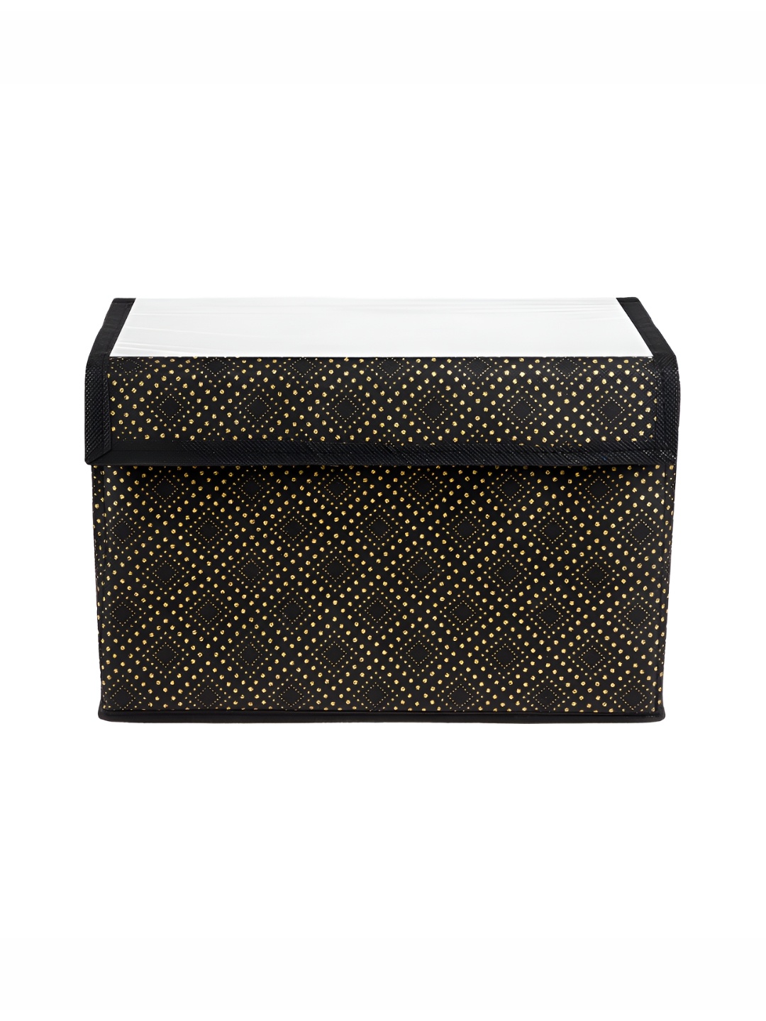 

Kuber Industries Black & Gold Toned Printed Water Resistant Multi-Utility Organisers