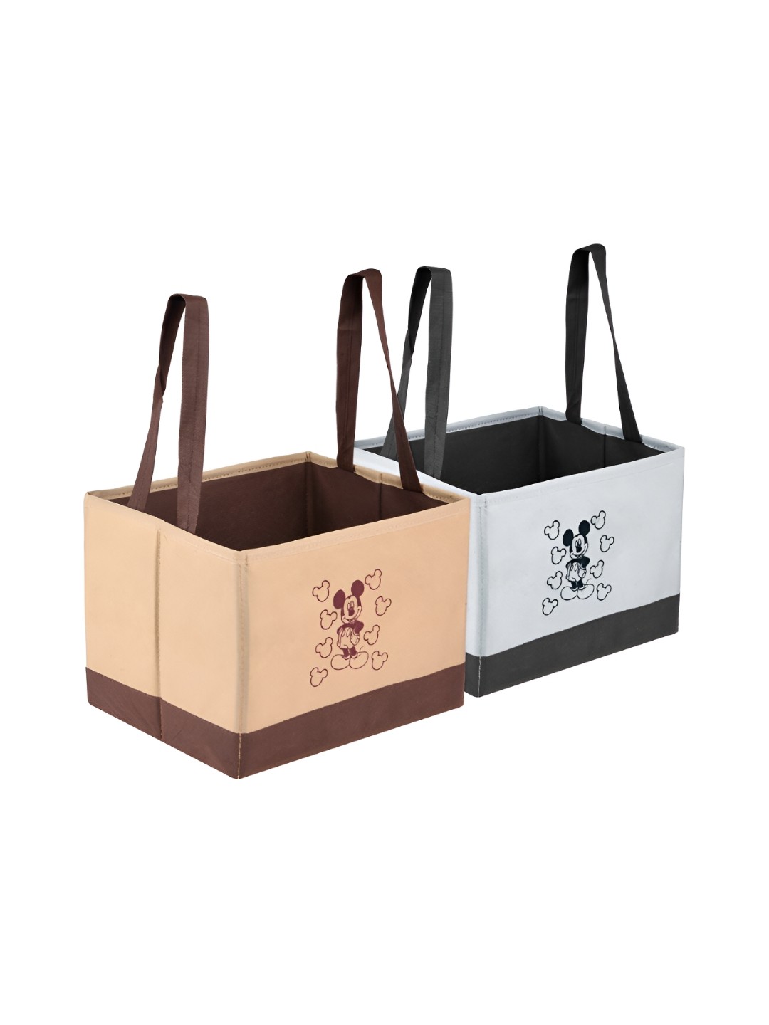 

Kuber Industries Brown & Blue 2 Pieces Printed Water Resistant Multi-Utility Organisers