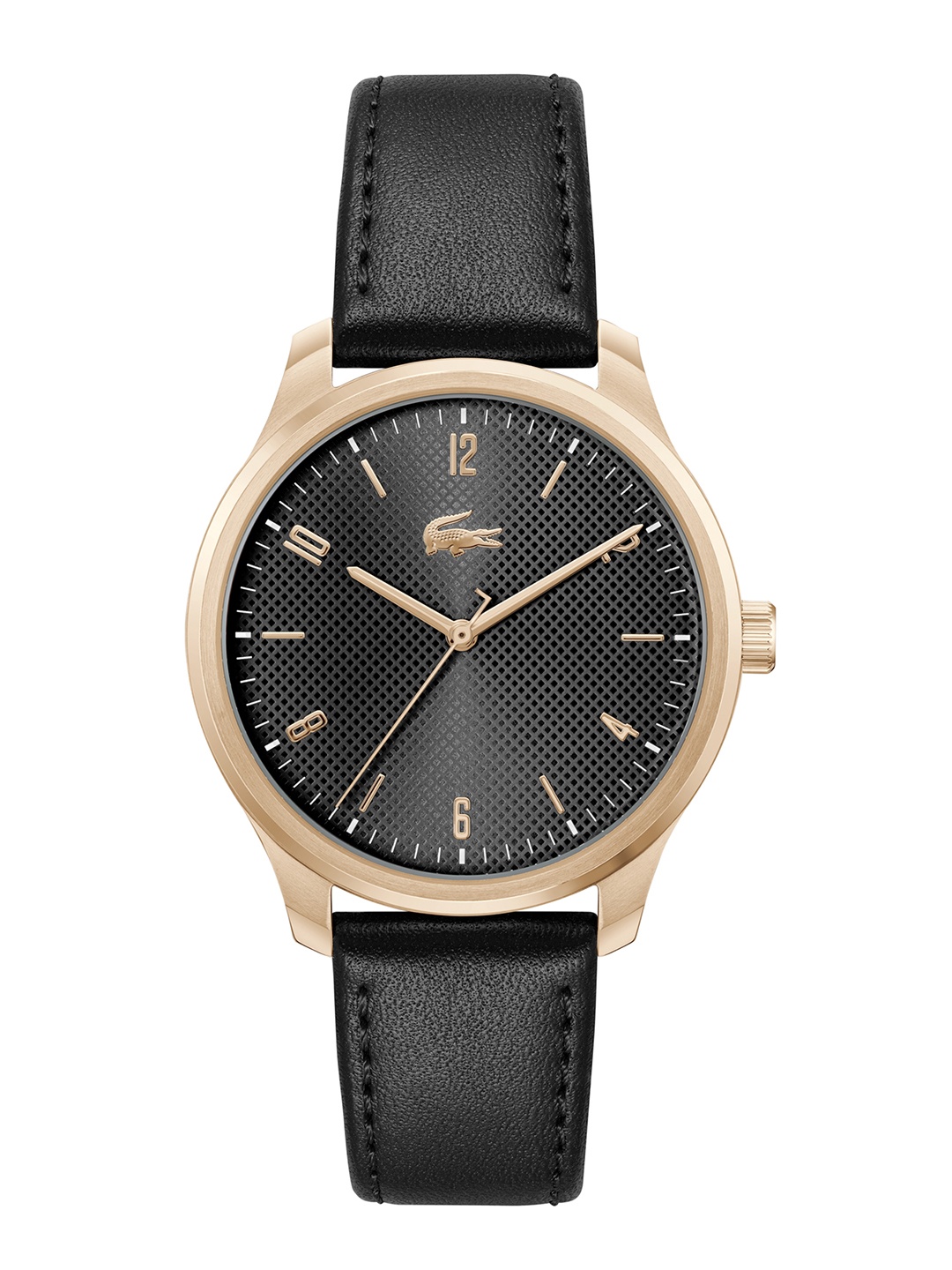 

Lacoste Men Lisbon Leather Analogue Watch 2011323-Black
