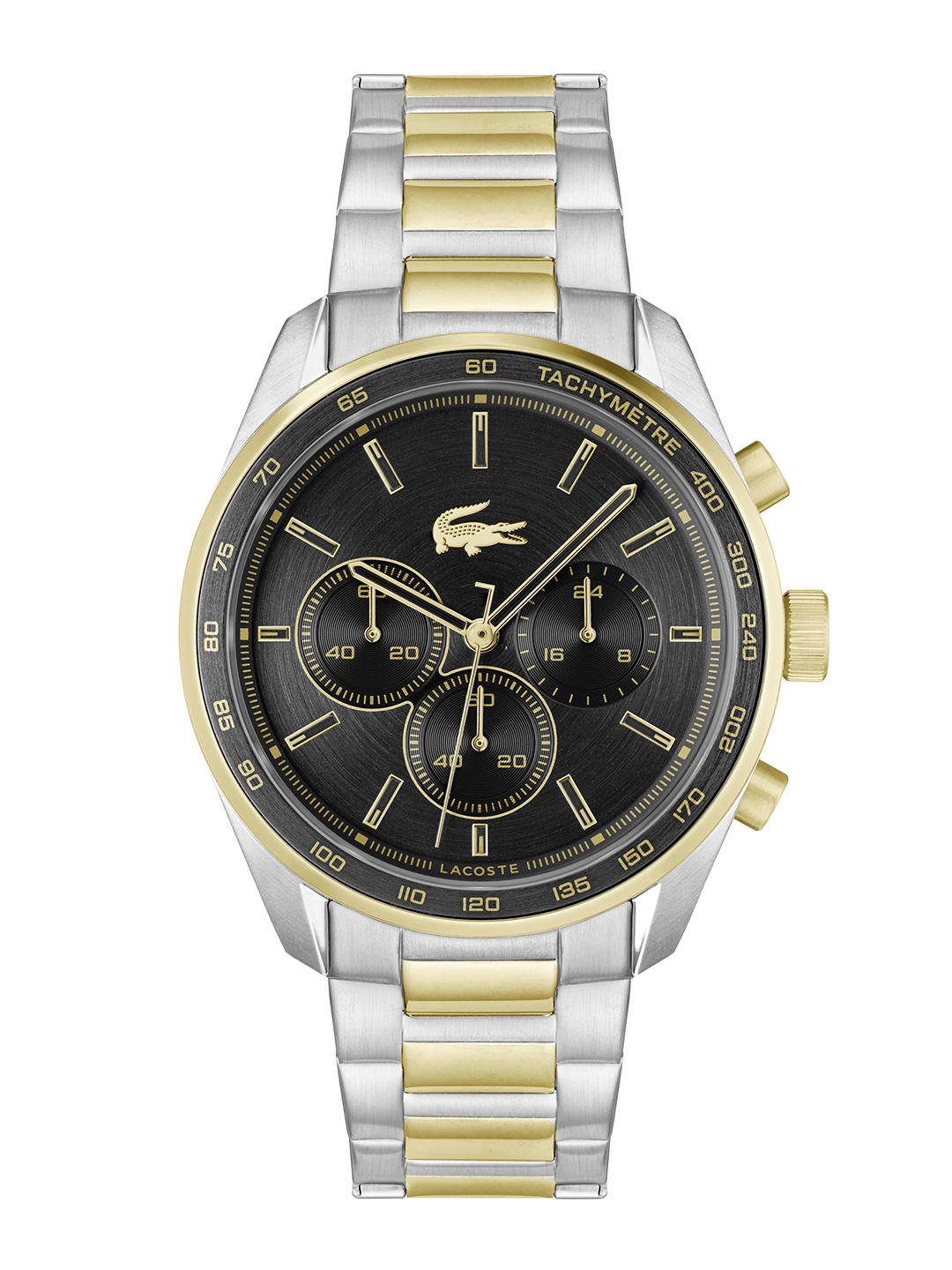 

Lacoste Men Boston Bracelet Style Analogue Chronograph Watch 2011348-Black