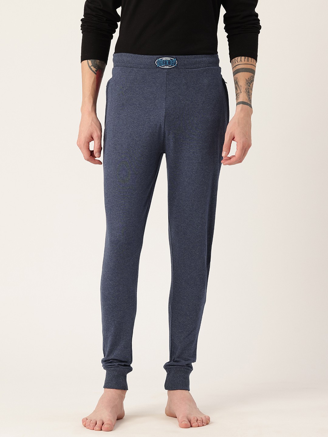 

Chromozome Men Regular-Fit Lounge Joggers, Blue