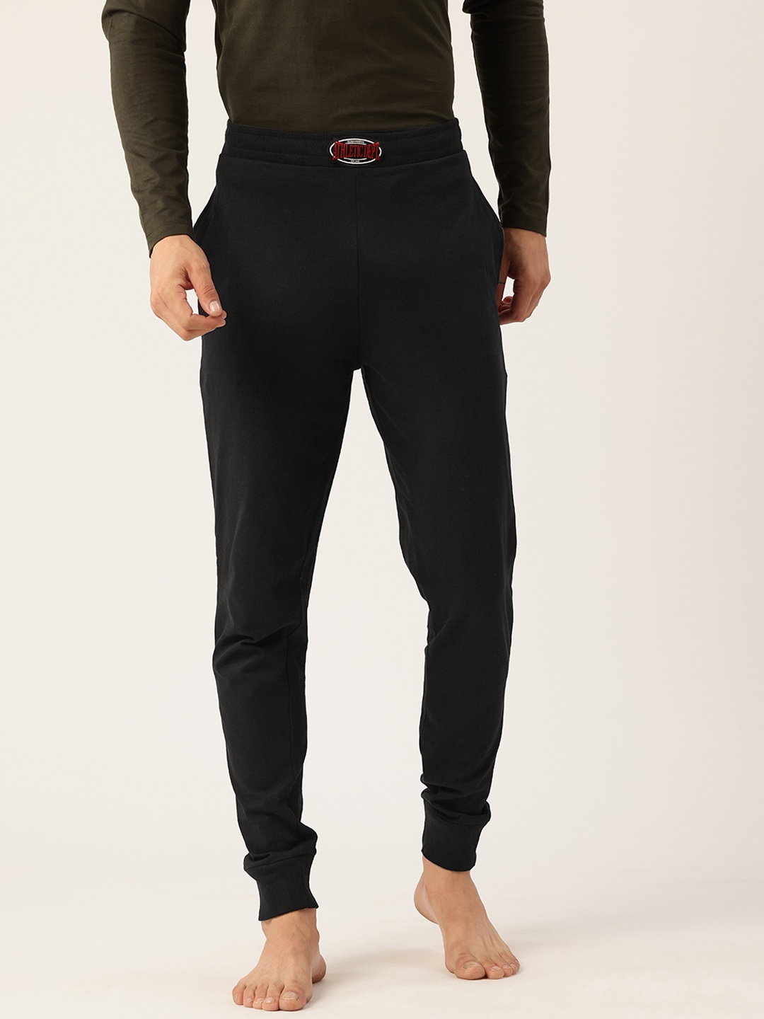 

Chromozome Men Regular-Fit Jogger Lounge Pant, Black