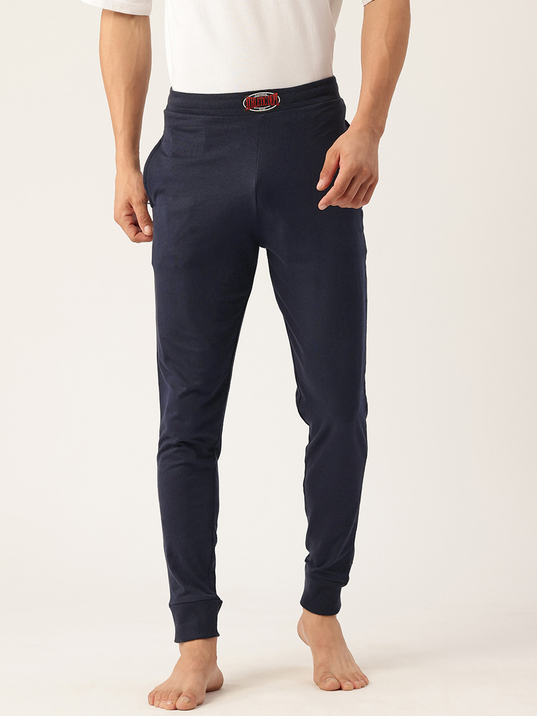 

Chromozome Men Regular-Fit Jogger Lounge Pant, Navy blue