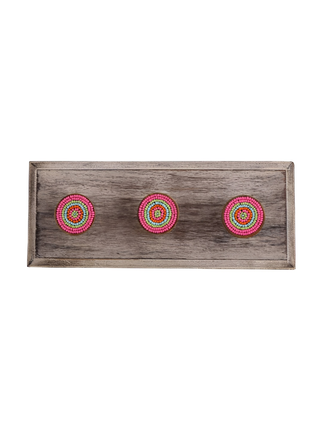 

Indianshelf Pink Button Wall Hooks Key Holder