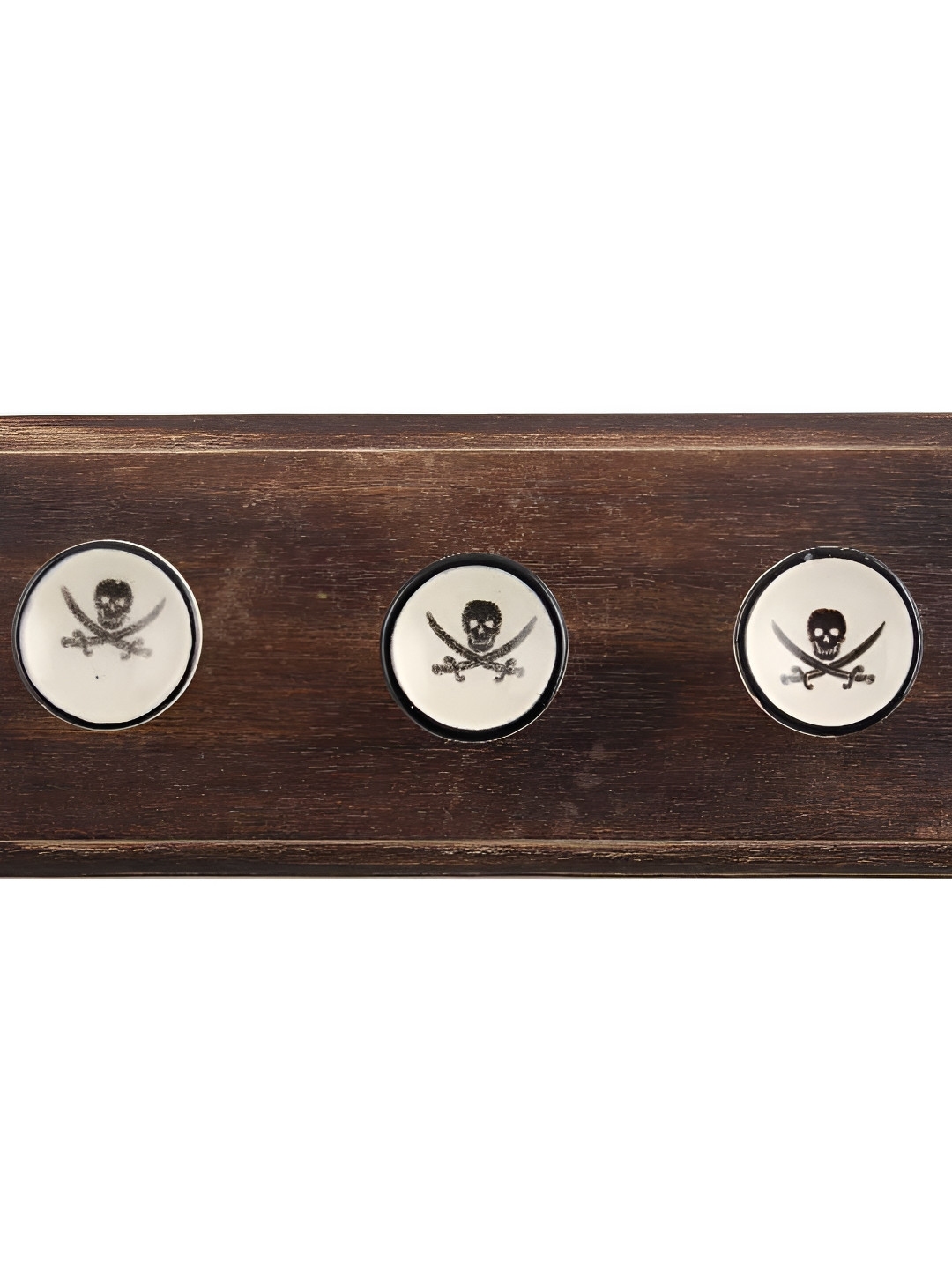 

Indianshelf Black Danger Symbol Wall Hooks Key Holder