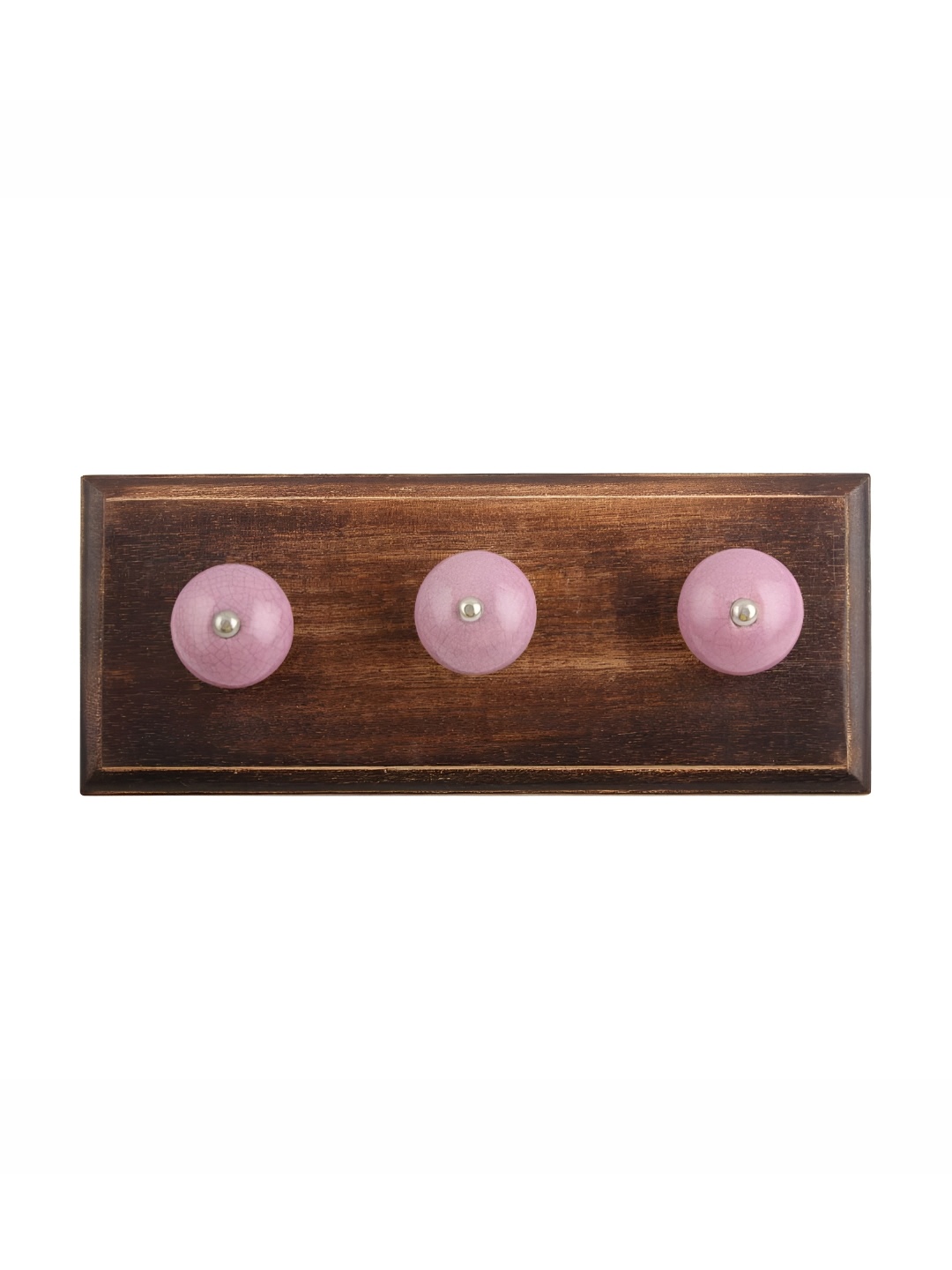 

Indianshelf Brown & Purple Crackle Wall Hooks Holder
