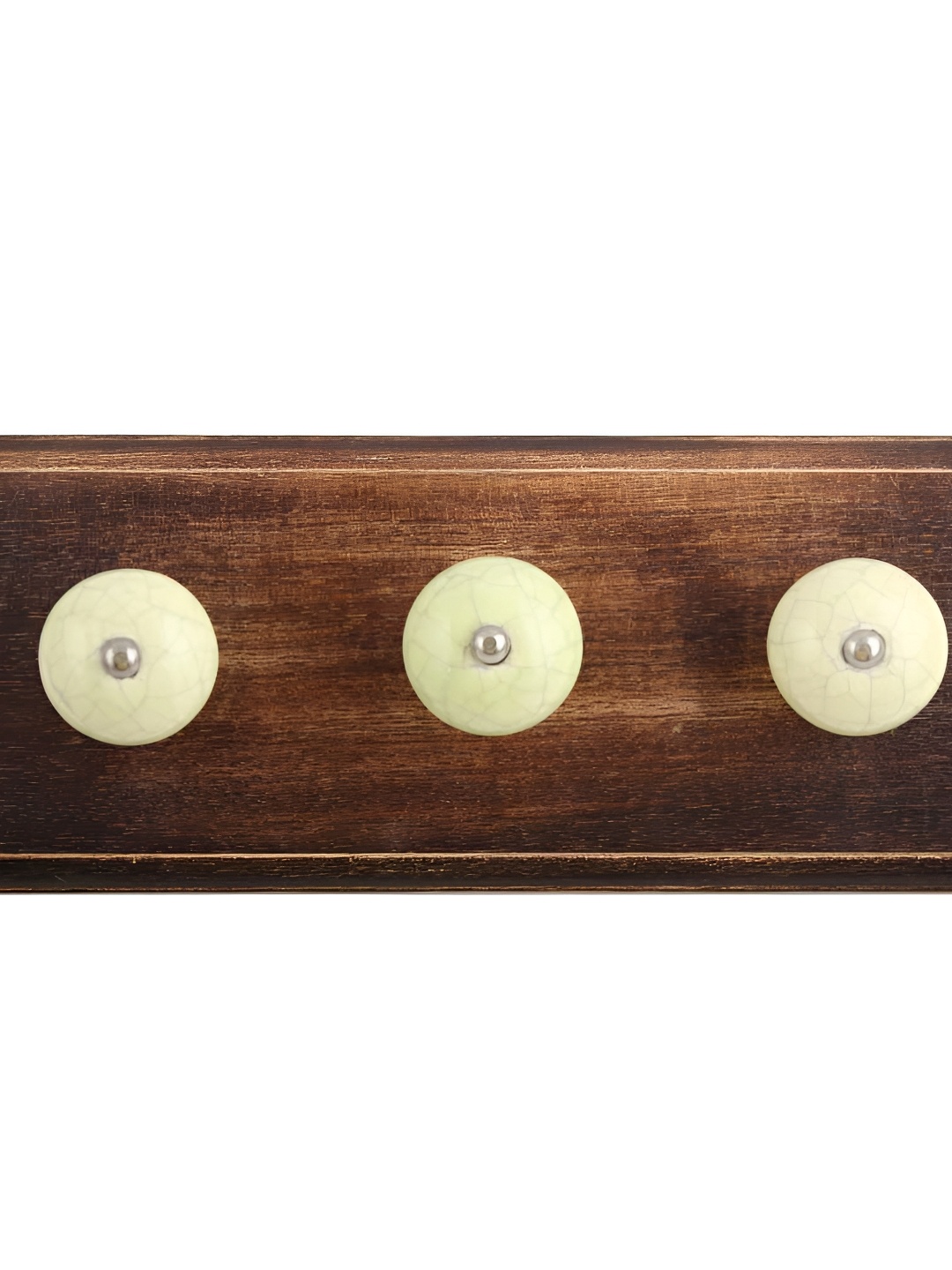 

Indianshelf Brown & Green Crackle Wall Hooks
