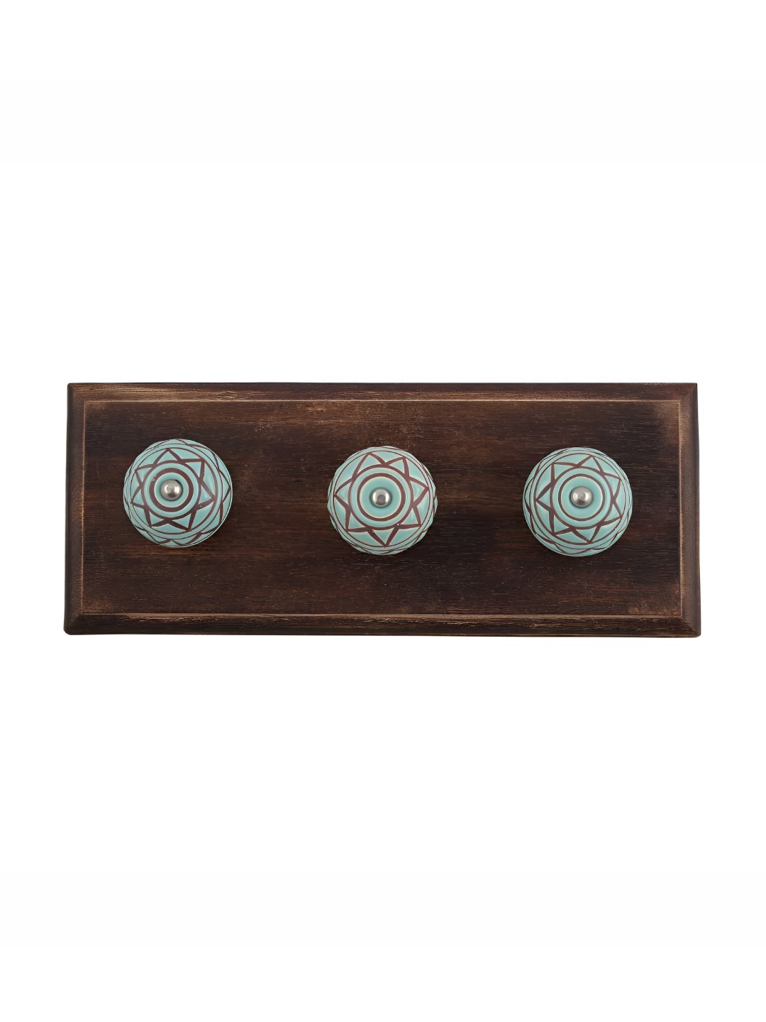 

Indianshelf Brown & Green Etched Wall Hooks