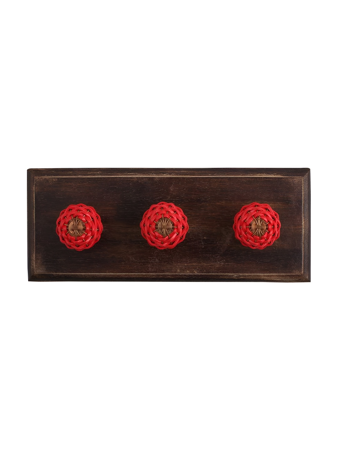 

Indianshelf Brown & Red Wire Wall Hooks Holder