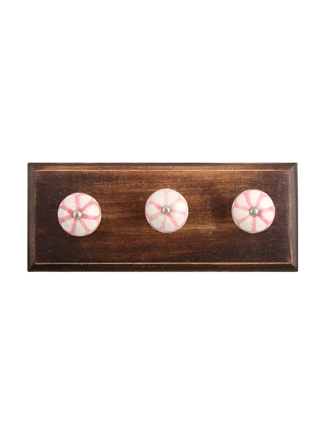 

Indianshelf Brown & Pink Sunflower Wall Key Holder