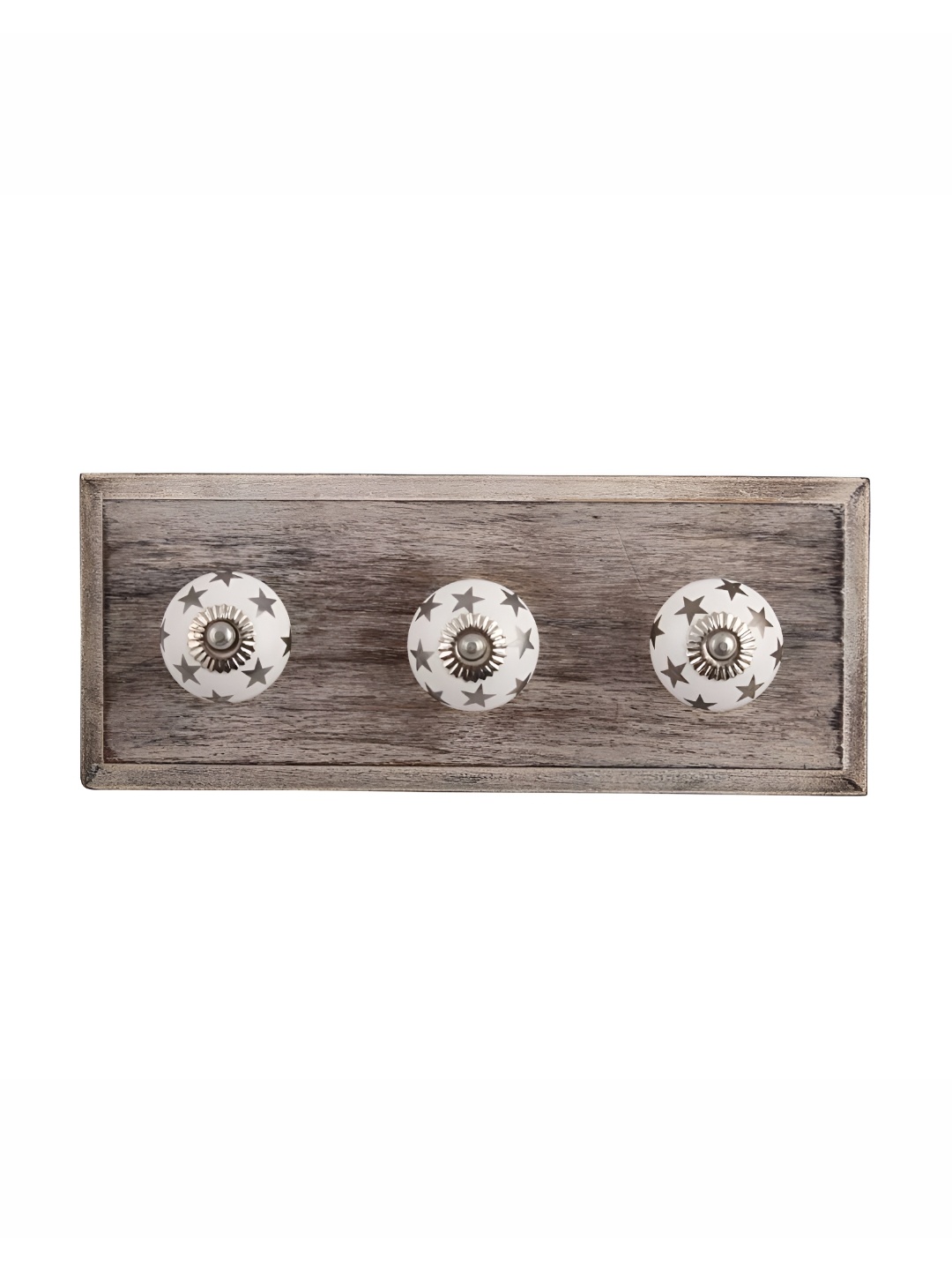 

Indianshelf Star Wall Hooks Key Holder, Silver