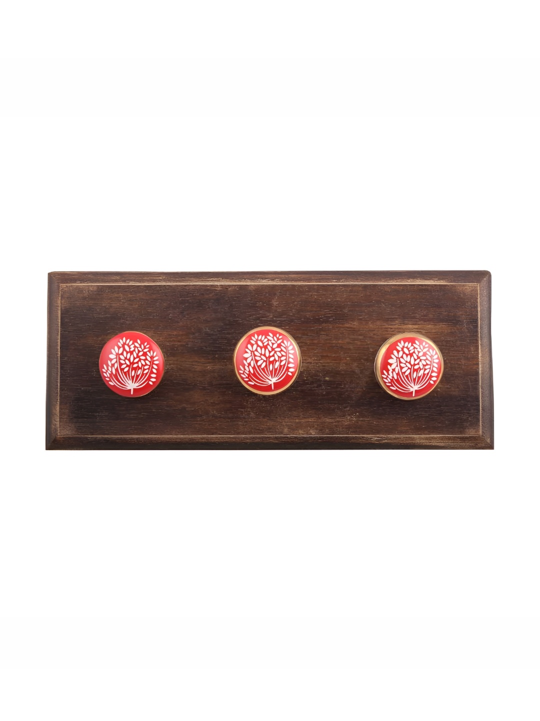

Indianshelf Red Waxflower Wall Hooks Key Holder