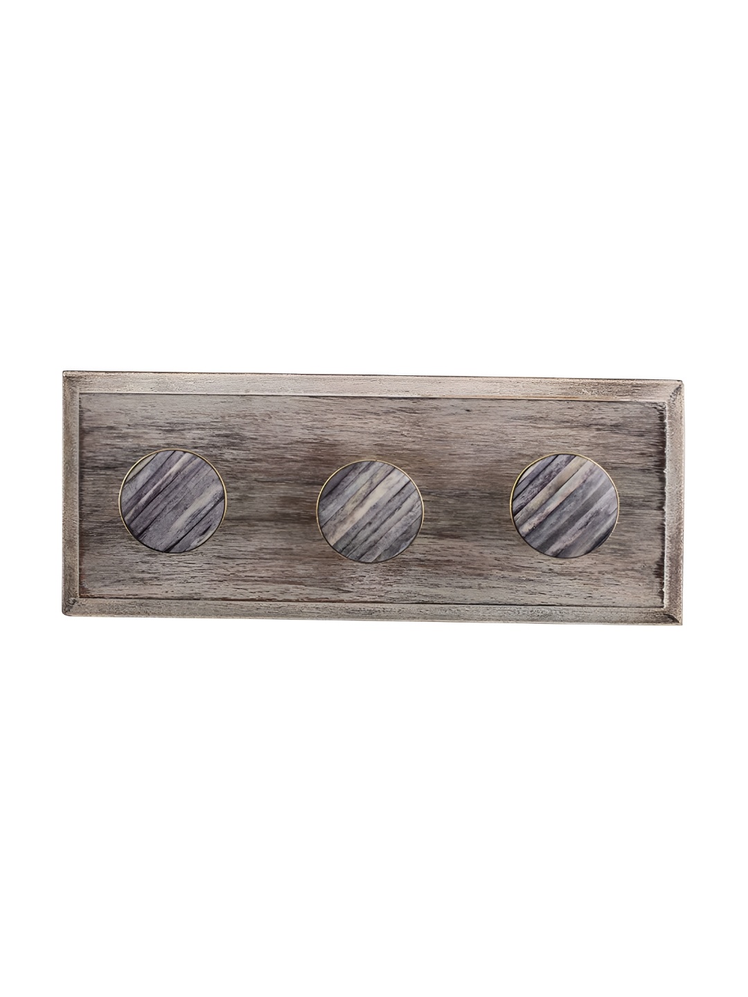 

Indianshelf Grey Round Wall Key Holder