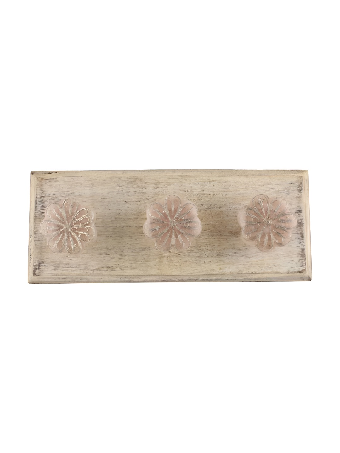 

Indianshelf Pink & Beige Wooden Wall Key Holder