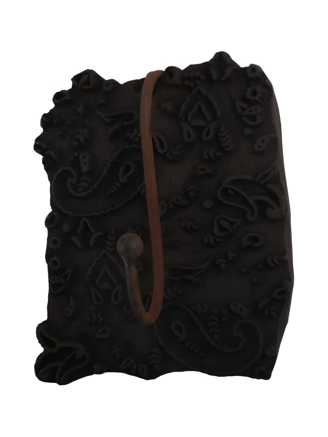 

Indianshelf Brown Wooden Block Wall Hooks Key Holder